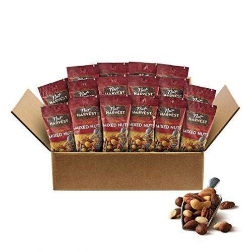 Nut Harvest Deluxe Mixed Nuts, 16 Count, 2.75 oz Bags