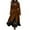 Brown_001, variant on Women Bohemian Trench Coat Long Double Overcoat for Warm Fall and Winter Wear Stylish Statement Coat RD1 M