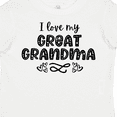 thumbnail image 4 of Inktastic I Love My Great Grandma with Hearts Boys or Girls Toddler T-Shirt, 4 of 5