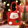 thumbnail image 5 of NWOKYZGH 1Pc Mini Christmas Tree Gift Bags Small Christmas Candy Bags Gift Treat Bags with Handle Christmas Gift Pouch Xmas Present Sack Favor Xmas Holiday Party Gift Bag Supplies, 5 of 6