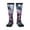 2 Black-1, variant on Gothic Red Skull Cemetery Print Compression Socks for Both Men And Women for Running, Travel, Flight, Nurse
