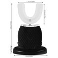 thumbnail image 4 of Qarigey Cepillo de eléctrico sónico automático inteligente de 360 ​​grados, cepillo de de 3 modos, herramienta de limpieza de cuidado de los oídos Negro Qarigey CE000275-02B, 4 of 6
