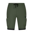 thumbnail image 6 of LADIGASU Men's Summer able Multi Pocket Design Loose Straight Work Shorts, 6 of 6