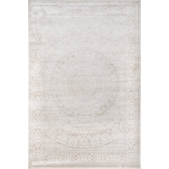 Cream Oriental Area Rugs for Living Room Washable Rugs Boho Moroccan Area Rug Soft Neutral Geometric Bohemian Carpet Distressed Indoor Rug for Bedroom Dining Room Office Foldable Nonslip Rug