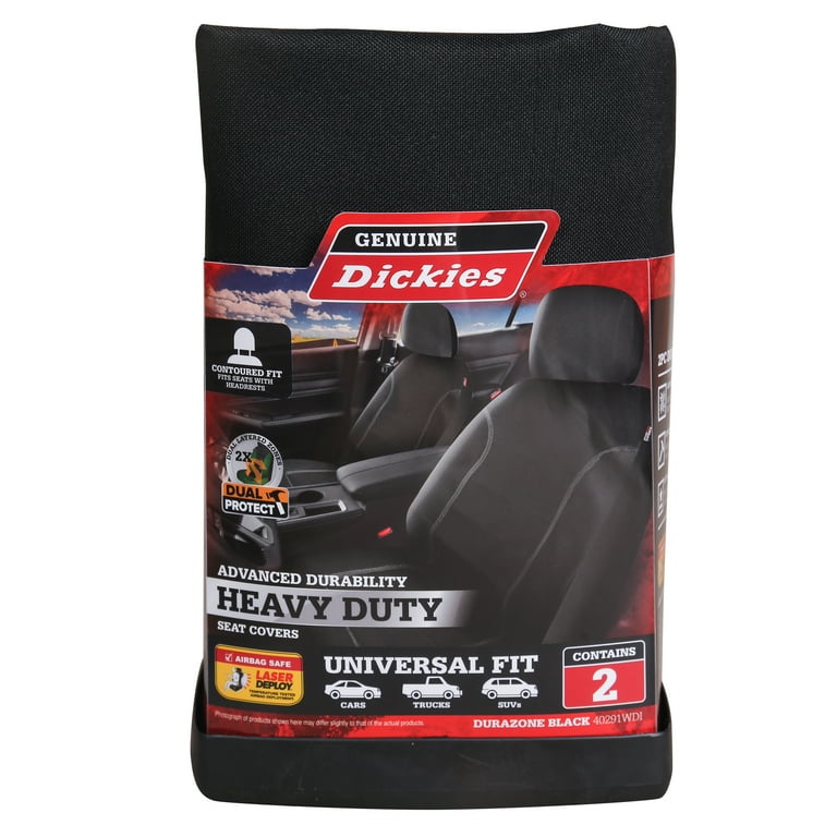 Genuine Dickies 1 Piece Full Seat Cushion with Storage, Black