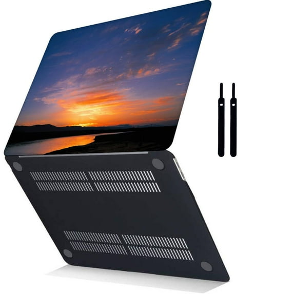 Plastic Hard Protective Shell Case Cover Only for 2019 2020 Released MacBook Pro 16" XDR Display & Touch ID Cable Tie Model: A2141 Landscape A 1