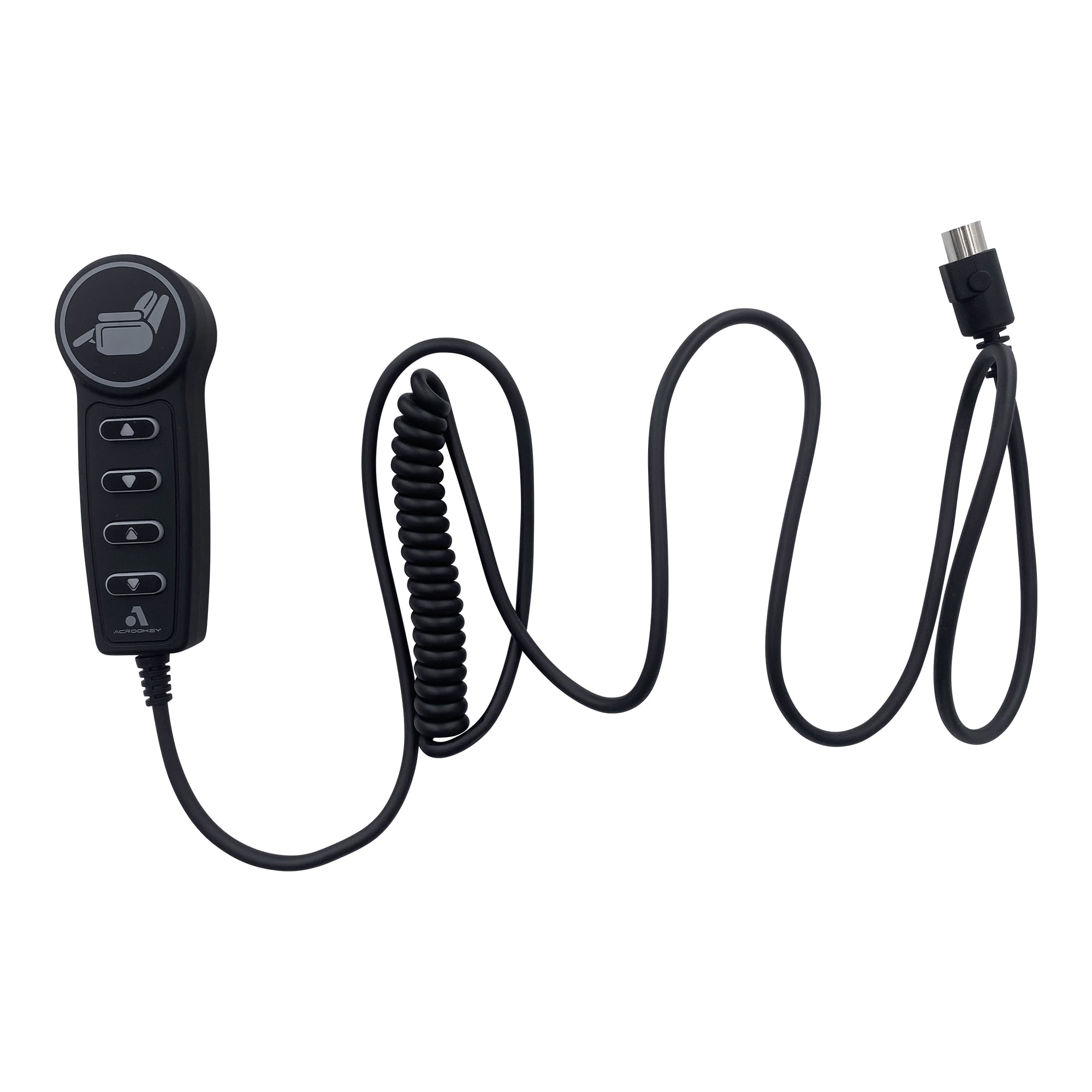 4 Button 5 Pin Remote Hand Control for Recliner Lift Chairs with USB A C and Backlight