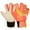 Orange, variant on LJNYFDC Football Goalie Gloves 1 Pair Goalkeeper Breathable Resistant Non slip Texture Football Training Goalie for Kids