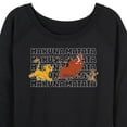 thumbnail image 3 of The Lion King - Hakuna Matata Outlined Words - Women's Lightweight French Terry Long Sleeve Shirt, 3 of 5