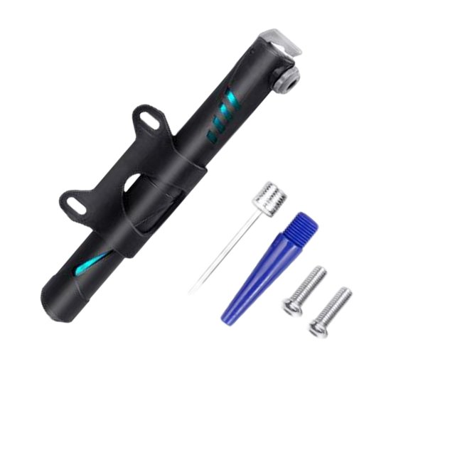 Bomba de Bicicleta Baoblaze Inflador de Neumáticos con Montaje Ciclismo Bomba de Bola Ligera Azul negro