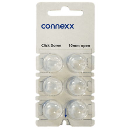 Siemens Click Dome 10 mm Open For RIC Hearing Aids - 6 Domes