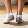 thumbnail image 6 of LOOIKOOS 10 Pairs Mens Ankle Socks, Lightweight Low Cut Athletic Socks for Sports Running Workout Daily Wear, 6 of 8