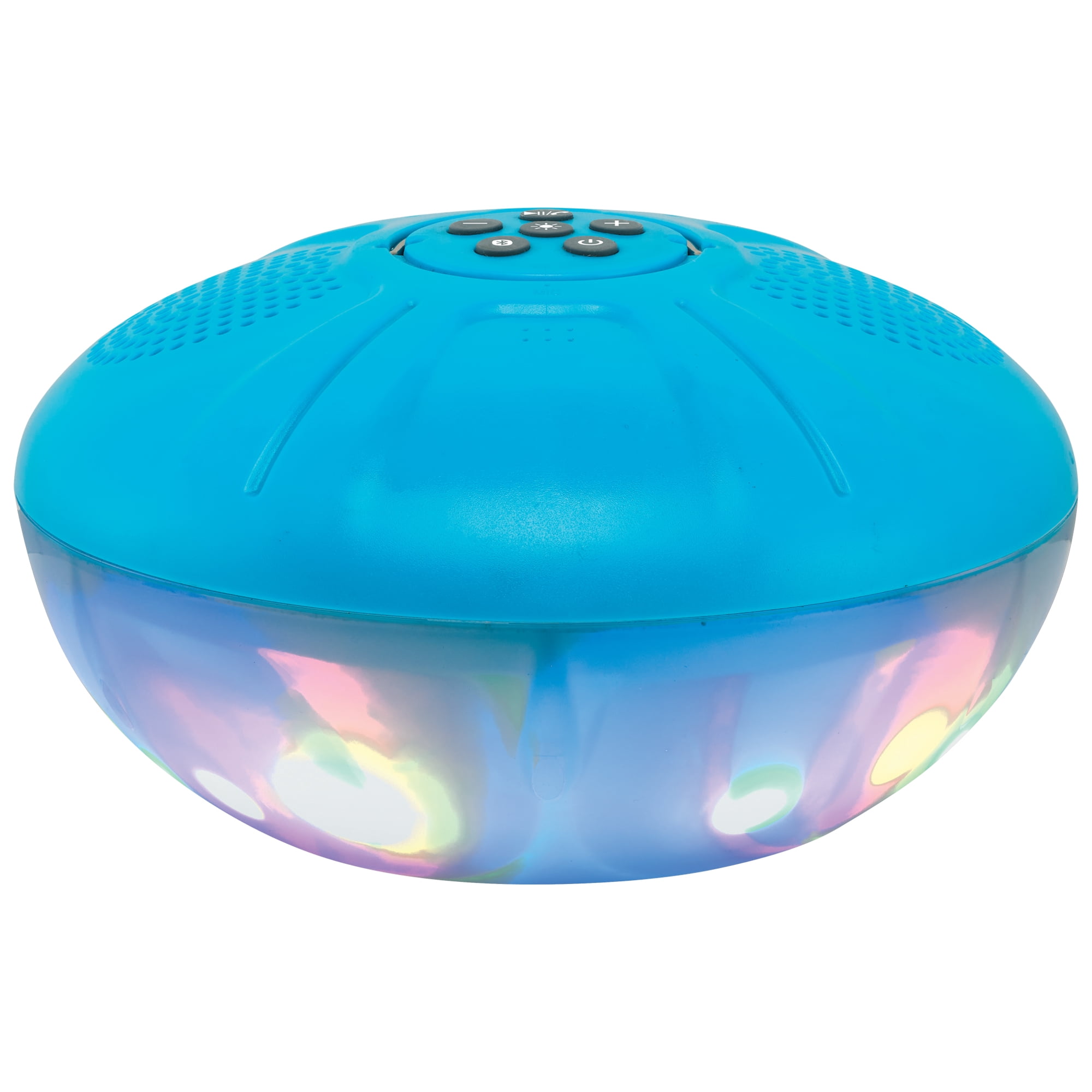 iLive IBW322BU Waterproof Floating Bluetooth Portable Speaker with LED Lighting, Blue