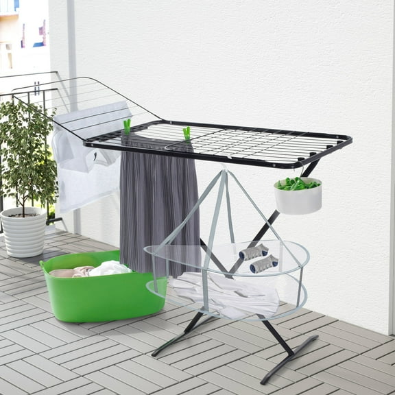 Kesenlong Socks Hanger 1Pc Foldable Multifunctional Clothes Drying Cloth Art Rack for Home Balcony