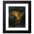 thumbnail image 2 of Alice Pike Barney 20x23 Black Modern Framed Museum Art Print Titled - Lucifer (Natalie Clifford Barney) (1902), 2 of 5