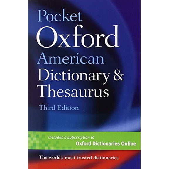 Pre-Owned Pocket Oxford American Dictionary and Thesaurus (Paperback) 0199729956 9780199729951