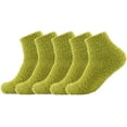 thumbnail image 1 of LinYooLi 5 Pairs Womens Fuzzy Socks Soft Winter Warm Solid Socks for Ladies, 1 of 9