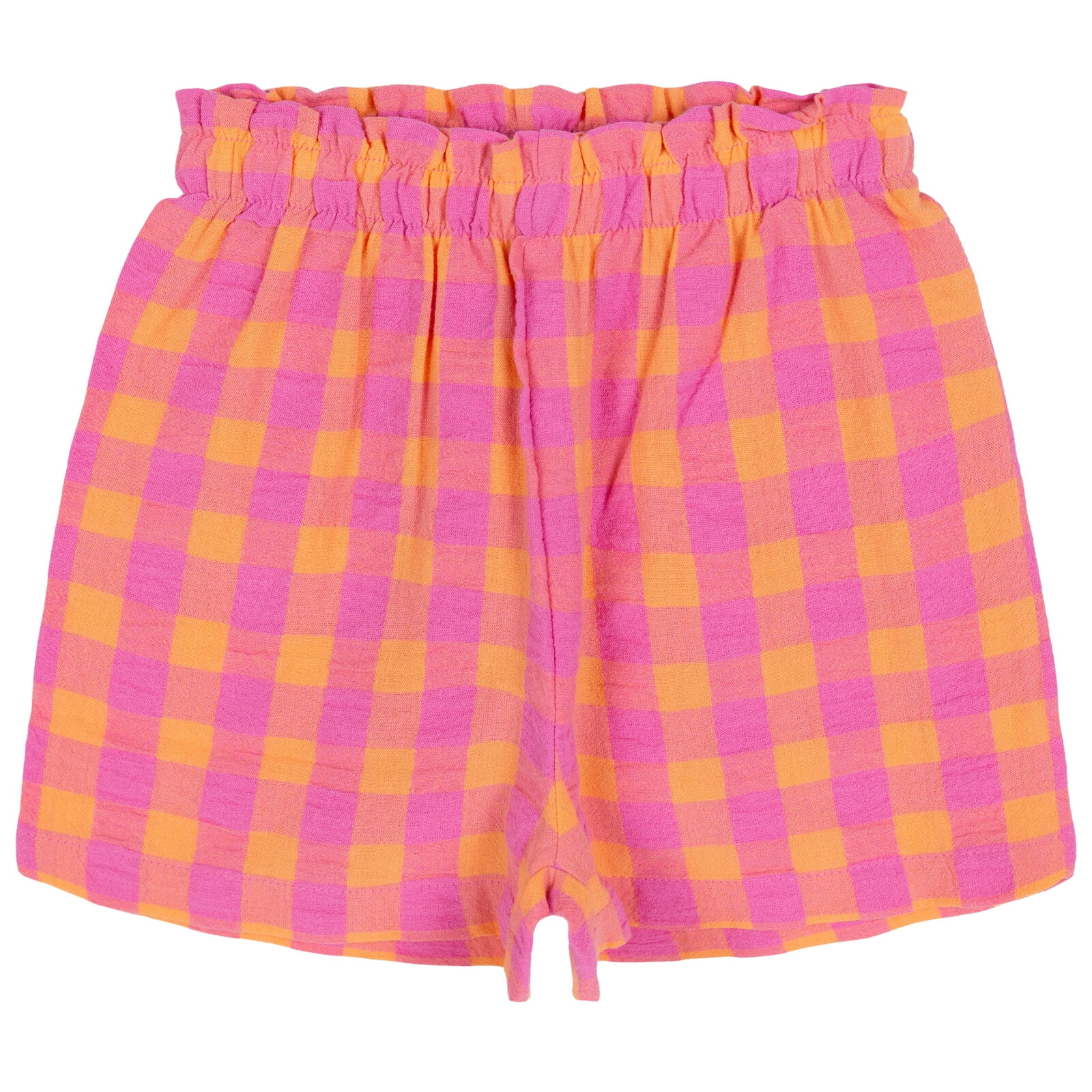 Disney Minnie Mouse Little Girls' 2-Piece Tee and Shorts Set Minnie Pink Plaid