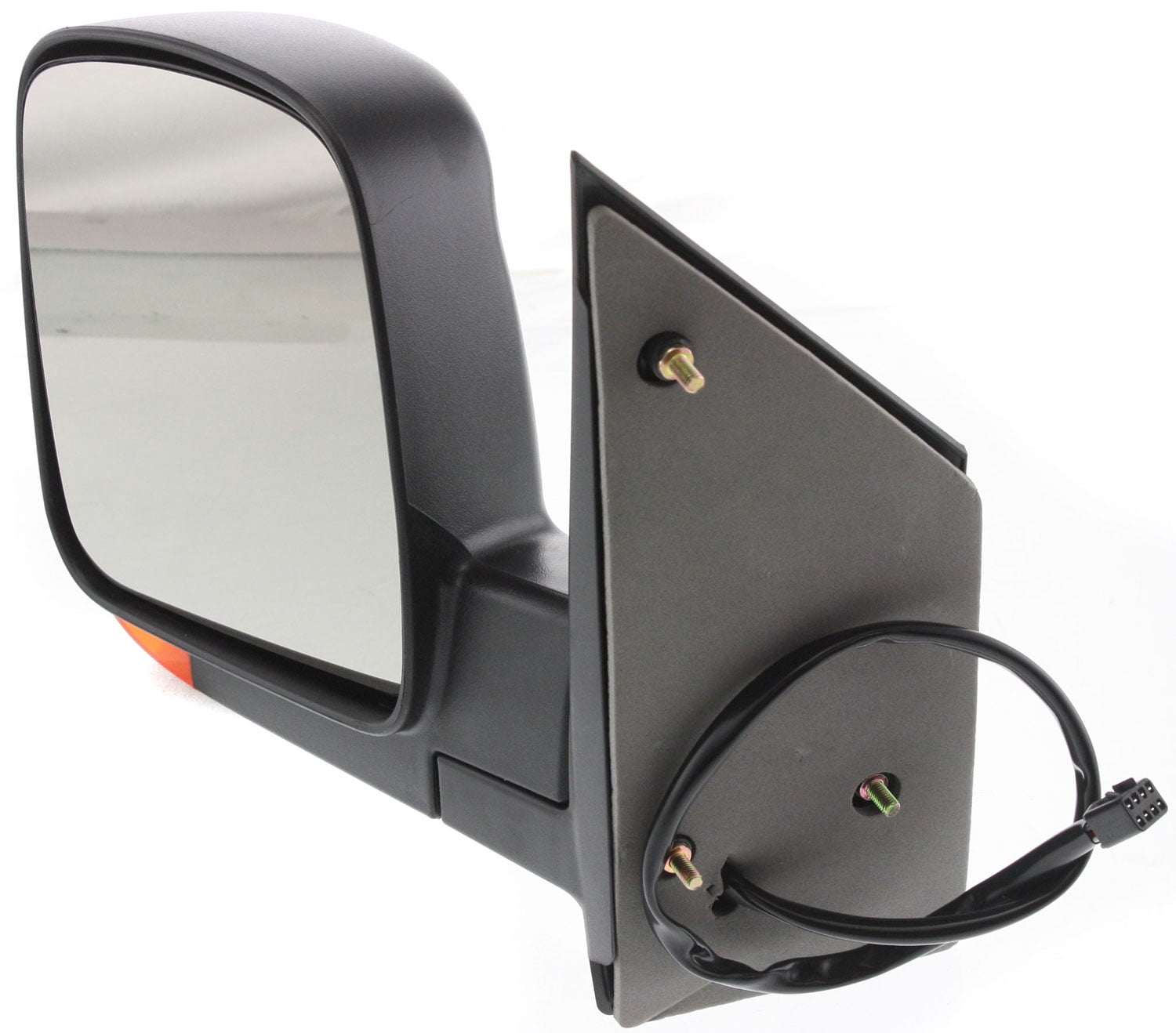 Mirror Compatible With 2003-2007 GMC Savana 2500 Chevrolet Express 3500 Left Driver Side Heated Textured Black Kool-Vue