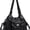 Black, variant on Sunyuer Purses and Handbags Women Fashion Tote Bag Shoulder Bags Top Handle Satchel Purses Washed PU Leather Handbag