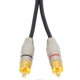 thumbnail image 2 of 2 RCA Male to 2 RCA Male o Cable with Aluminum Alloy Connector for Xbox 360, Black, 1m, 2 of 4