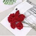 thumbnail image 6 of LINLIN Artificial Flower Rose Bouquet, 25pcs Artificial Flowers Artificial Flower Rose Fake Flowers Blush Roses Perfect for DIY Wedding Party, 6 of 9