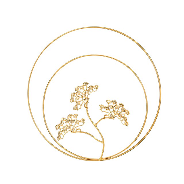 Tapiz redondo de metal de pino para decoración de pared, diseño moderno de lujo, para dar la bienvenida a tus invitados. C