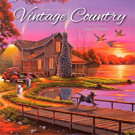 BrownTrout, Vintage Country 2027 Wall Calendar