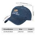 thumbnail image 5 of Certified Hotdogolist Hot Dog Baseball Cap Vintage Soft Washed Denim,Golf Dad Hat Adjustable Trucker Hats for Men Women Unisex Adult,Navy Blue, 5 of 6
