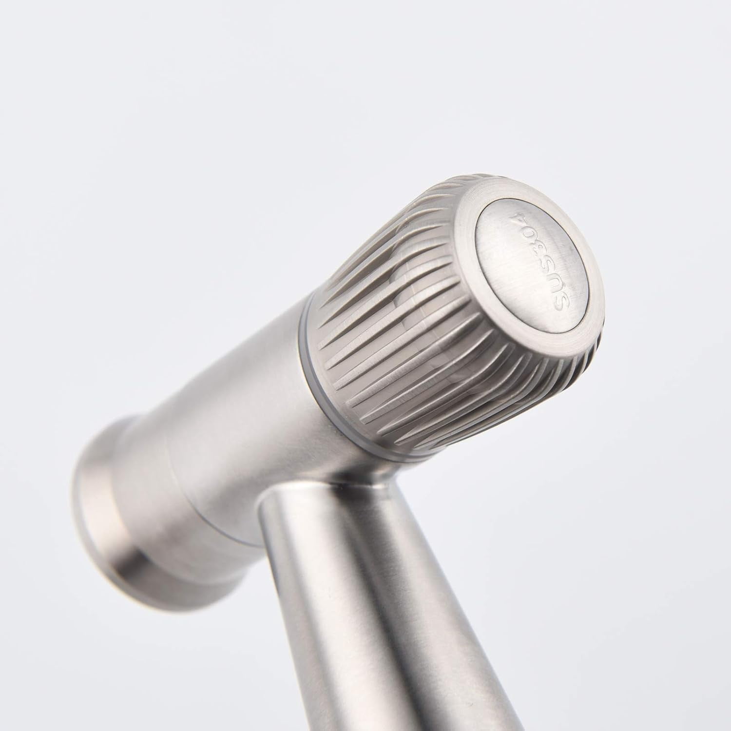 ABCISI Stainless Steel Bidet Toilet Sprayer, Multipurpose Sprayer for Cloth Diaper Sprayer Hygienic Sprayer Pet Shower Sprayer, Pressure Adjustable Handheld Bidet Sprayer Head Only, Brushed Nickel