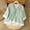 🔥 Green, variant on Sentmoon Women's Clothes Women's Summer Clothes Embroidered Blouse Three Quarter Sleeve Button V Neck Casual Elegant Soft Trendy for Daily Wear Work and Social Events Cloth Clothes