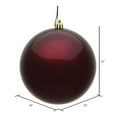 thumbnail image 2 of Vickerman 12" Burgundy Candy Ball Ornament, 2 of 5