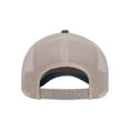 thumbnail image 3 of YP Classics - Six-Panel Retro Trucker Cap - 6606 - Steel Blue/ Silver, 3 of 3
