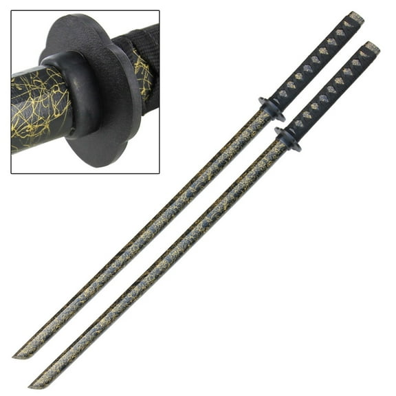 Armory Replicas Dual Golden Age Bokken Set – 40" Wooden Practice Swords for Iaido, Kendo, Kenjutsu Training