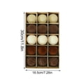 thumbnail image 2 of Christmas Ornaments Balls Flocked Christmas Tree 15PCS Plastic Balls Xmas Hanging Ornaments Decoration, 2 of 7