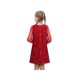 thumbnail image 4 of Vestido de Niña Rojo de Lentejuelas de Malla Transparente de Manga Larga Fiesta Princess Boda 8 Años, 4 of 6