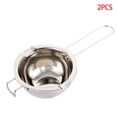 thumbnail image 1 of facefd 2 Pcs Bol de Fusion en Acier Inoxydable 201 Bol à Beurre Chocolat au Lait Accessoires de Cuisson, 1 of 9