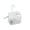 🍒 White_Hot#197, variant on Automatic Circulating Water Bird Shower Bath Box with Filter Screen, Transparent Observation Window, Shallow Safe Tub for Small Birds and Parrots, Green and White