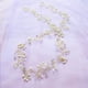thumbnail image 4 of Accesorios para el cabello de boda, joyería de diamantes de imitación, tocado nupcial de vid, diademas de perlas, accesorios, pinza para el cabello para mujer, relleno de 35 CM, dorado, plateado, 4 of 5