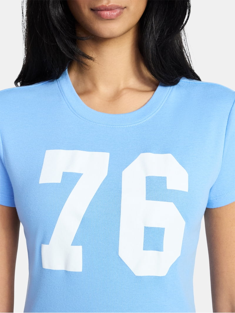 Doing My Best Women's Graphic Cropped Baby Tee with Short Sleeves