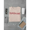 thumbnail image 3 of Smartprints Mens Graphic Tee - Sunshine, Quote - Regular Fit 100% Cotton, 3 of 4