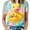 style-7, variant on Fun And Playful Duck Women's Short Sleeve T-Shirt Crew Neck Casual Summer Trendy Loose Fit Tops