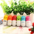 thumbnail image 4 of 40pcs Vitamin Pill Ballpoint Pen Cute Cartoon Retractable Ball Pen Smiling Face Ball Pen For Kids (Random Color) Ormromra WRMH-1527, 4 of 5