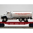 thumbnail image 4 of MTH RAILKING DONALD J. TRUMP FLAT CAR w/ TANKER TRUCK O GAUGE 30-76938, 4 of 10