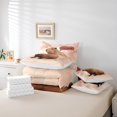 thumbnail image 5 of YST 7Pcs Cartoon Capybara Comforter Set, Watercolor Brown Capybara Gifts, Polyester, Queen Size (7 Count), 5 of 5