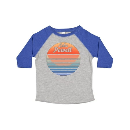 

Inktastic Lake Powell Retro Sunset Gift Toddler Boy or Toddler Girl T-Shirt