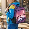 thumbnail image 2 of Pzuqiu Moon Panda Toddler Preschool Backpack for Girls Lightweight Kindergarten School Bags Backpacks Bookbag for Elementary SchoolBag Daycare Bag Kids Backpack 13.5 inch, 2 of 7