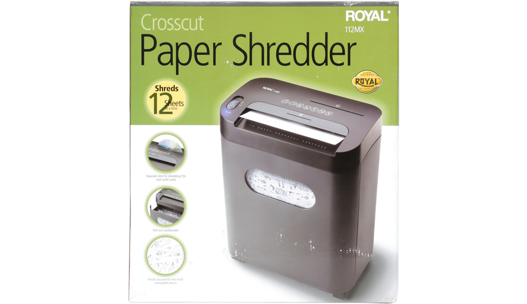 Royal 29186x 112mx 12 Sheet Crosscut Shredder