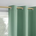 thumbnail image 2 of Sun Zero Riley 1-Piece Kids Bedroom Blackout Grommet Curtain Panel, 40"X84", Aqua Blue, 2 of 9