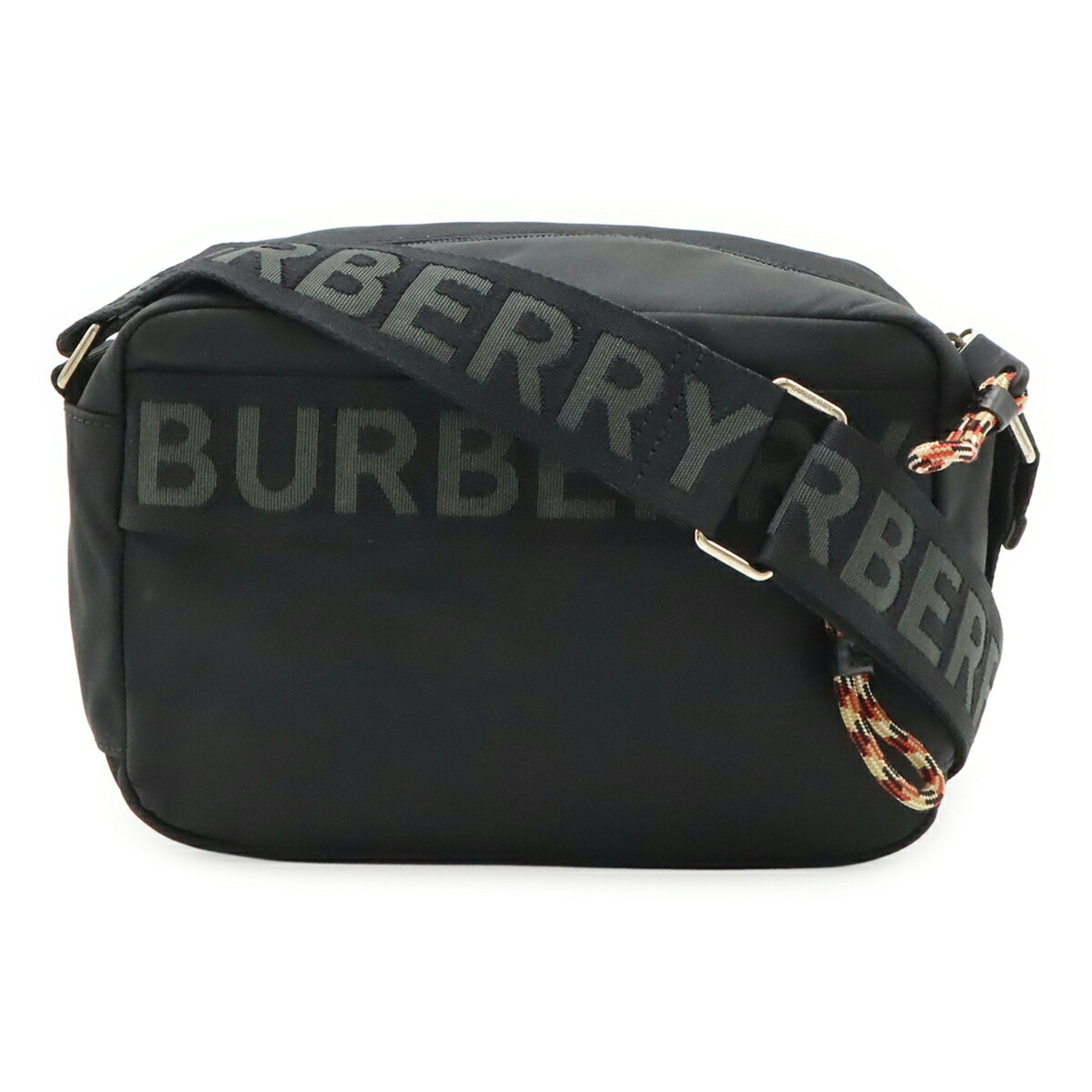 Pre-Owned BURBERRY Detail Crossbody Bag Shoulder Nylon Leather